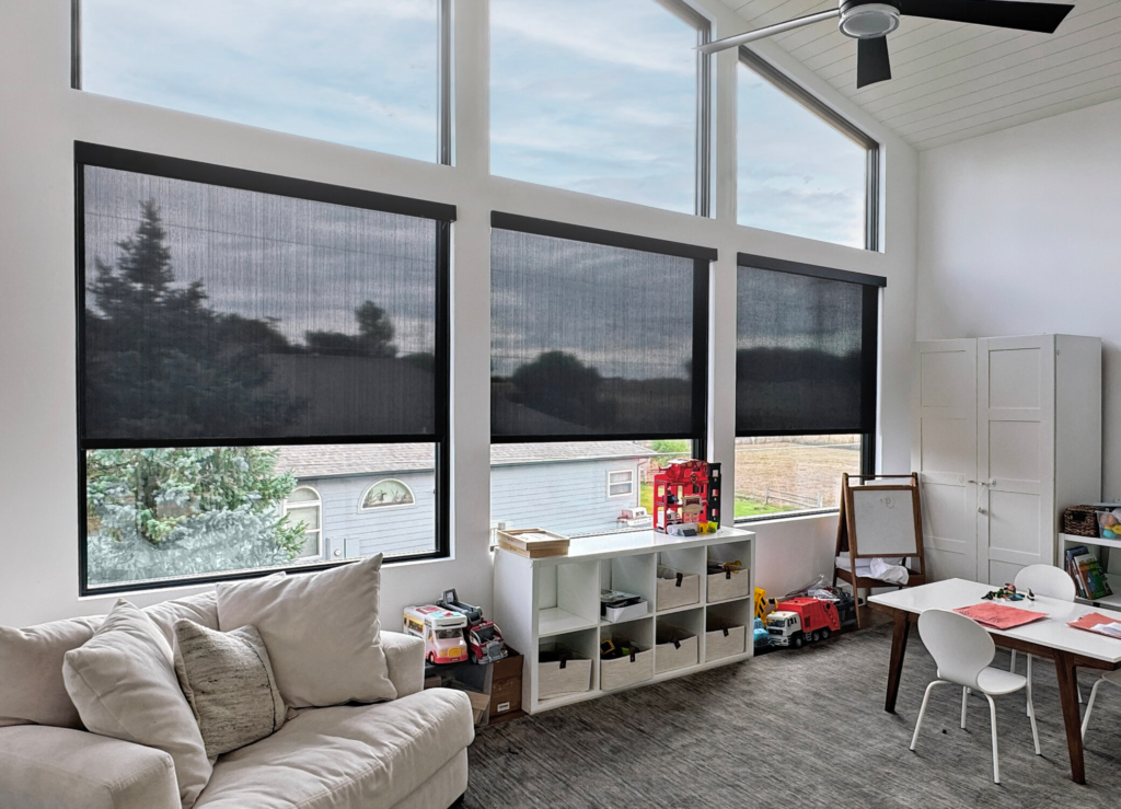 New windows installed in living room